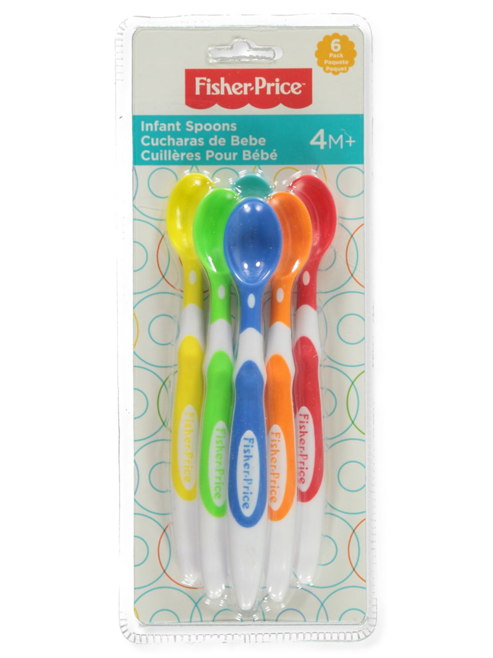 Fisher-Price Baby 6-Pack Infant Spoons - Blue/Multi