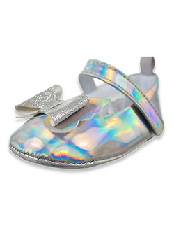 silver baby dress shoes