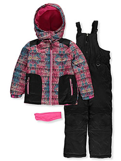 pink platinum baby snowsuit