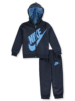 blue nike jogging suit