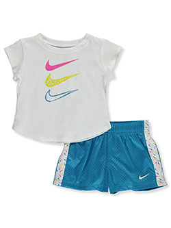 infant nike shorts set