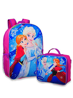 elsa backpack and lunchbox