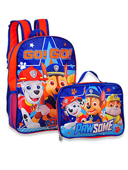 paw patrol skye backpack and lunchbox