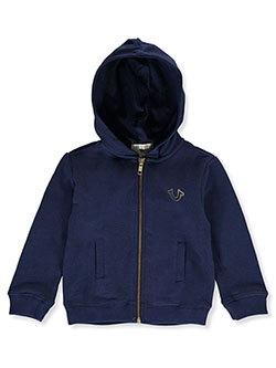 true religion navy zip hoodie