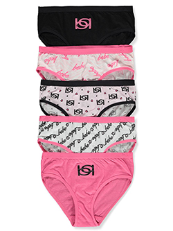 Bebe Girls' 5-Pack Underwear