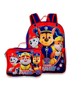 paw patrol backpack and lunchbox