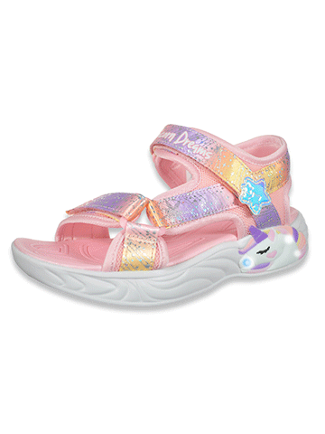 Amazon.com | Skechers Kids Unicorn Dreams Sandal-MAJES Sneaker,  Purple/Multi, 11 US Unisex Little Kid | Sandals