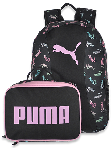 Puma Girls' 2-Piece Backpack & Lunchbox Set
