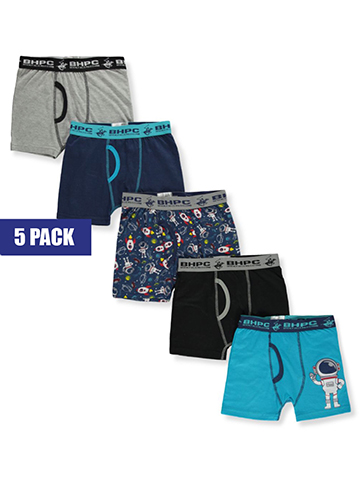 Umbro Toddler Boys Performance Boxer Brief Underwear, 6-Pack, Sizes 2T-4T 