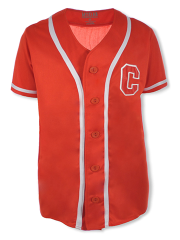 FWRD Boys' Chenille Chicago Baseball Jersey - Red, 18 - 20