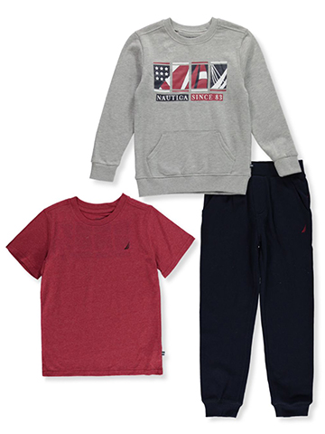 RBX Boys' Active Pants Set - 4 Piece Performance T-Shirt and Athletic  Tricot Jogger Sweatpants - Activewear for Boys (8-20)