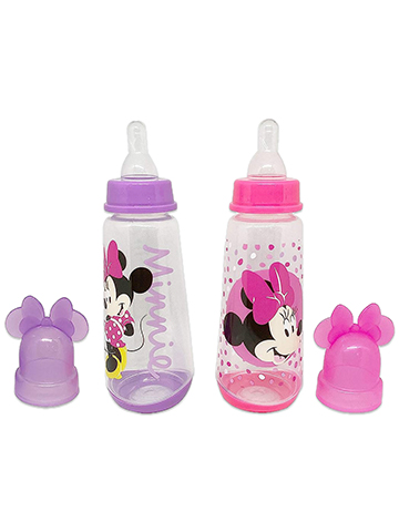 Disney Baby Girls' 6-Pack Minnie Mouse Spoon Set - Pink/Multi